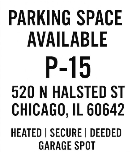 520 N Halsted St Unit P15, Chicago, IL 60642