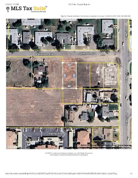 0 Patterson Ave, Corcoran, CA 93212