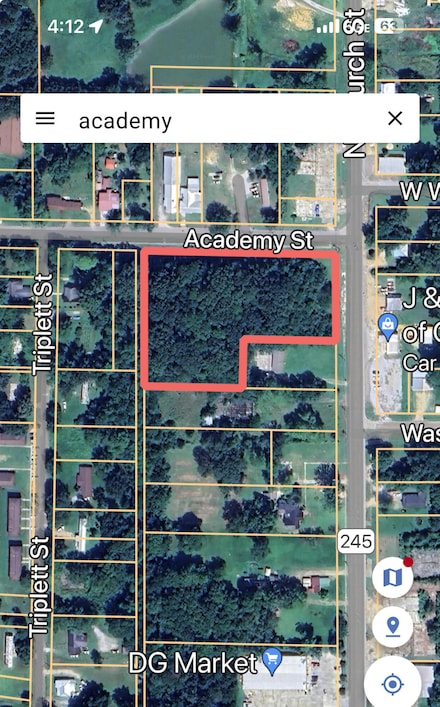 3.18 acres Academy St, Okolona, MS 38860