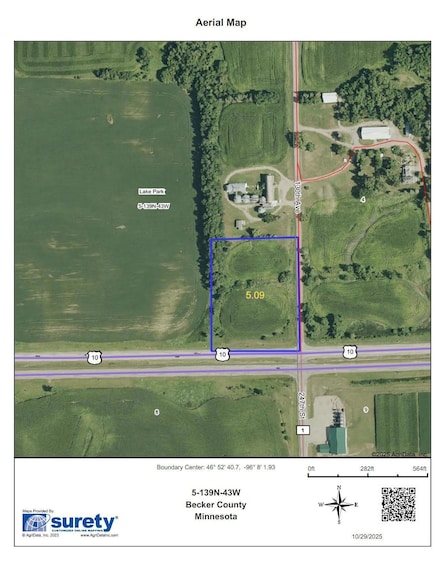 Hwy 10 130 Ave, Lake Park, MN 56554