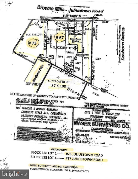 0 Sunflower Dr, Browns Mills, NJ 08015