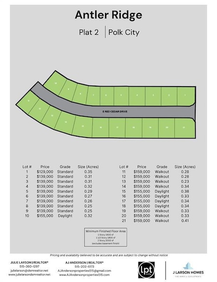 6 E Red Cedar Dr, Polk City, IA 50226