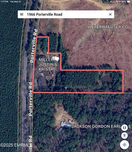 1966 Porterville Rd, Porterville, MS 39352