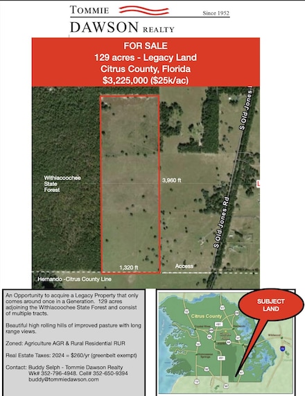 S Old Jones Rd, Floral City, FL 34436