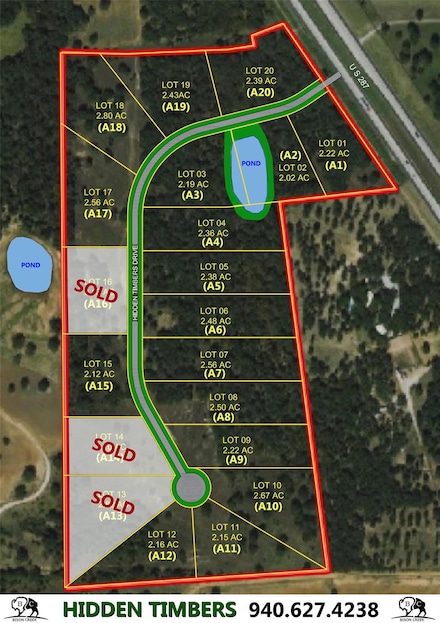107 (Lot A1) Hidden Timbers Dr, Alvord, TX 76225