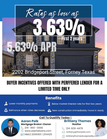 2202 Bridgeport St, Forney, TX 75126