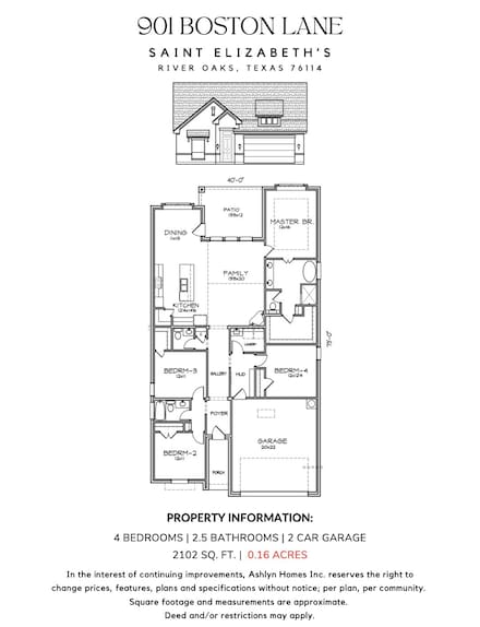 901 Boston Ln, River Oaks, TX 76114