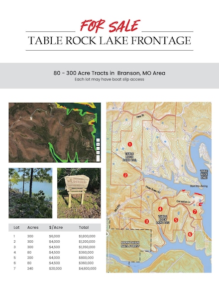 Lot 7 Carnation Ln, Flat Creek A Township, MO 65624