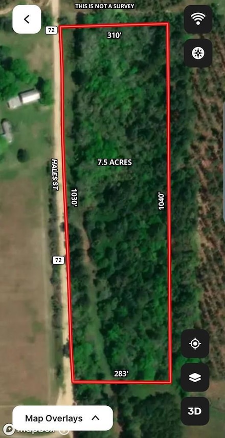 7.5 Ac. +/- Hales St, Haleburg, AL