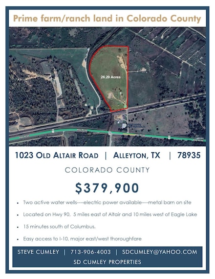 1023 Old Altair Rd, Alleyton, TX 78935