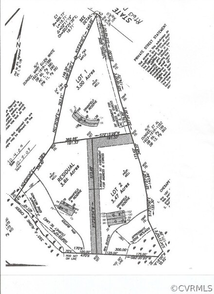 00 Dabney (Rt 613) Rd, King & Queen, VA 23091
