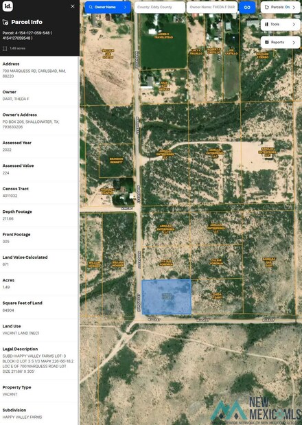 S of 616-1 S Marquess, Carlsbad, NM 88220