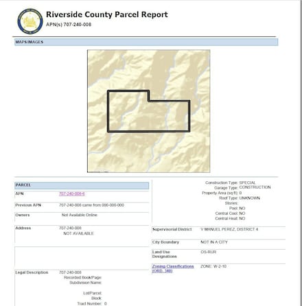 707240 008 Fargo Canyon Rd, Coachella, CA 92203