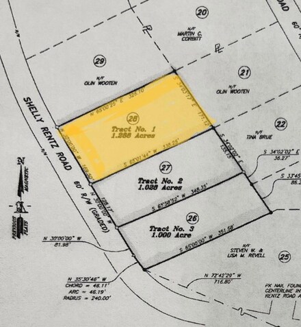 00 Shelly Rentz Rd-Tract 1 Lot 28-1 288 Acres, Hazlehurst, GA 31539