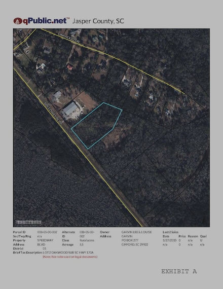 0 Speedway Blvd Unit Lot 2 Oakwood Sub SC, Hardeeville, SC 29927