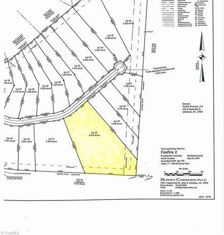 Lot 40 Fox Glow Trail, Asheboro, NC 27205