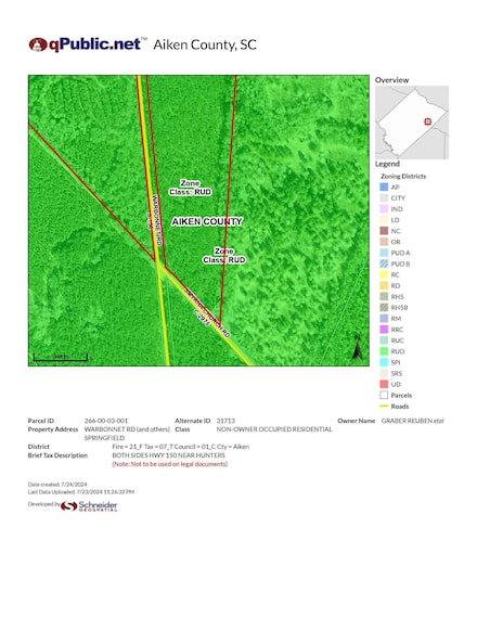 Lot 8 - Warbonnet Rd, Springfield, SC 29146