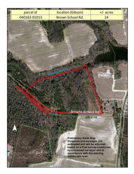 0 Browns School Rd, Gibson, NC 28343