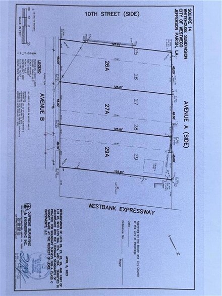 0 Avenue B (Lot 26a) Ave, Westwego, LA 70094