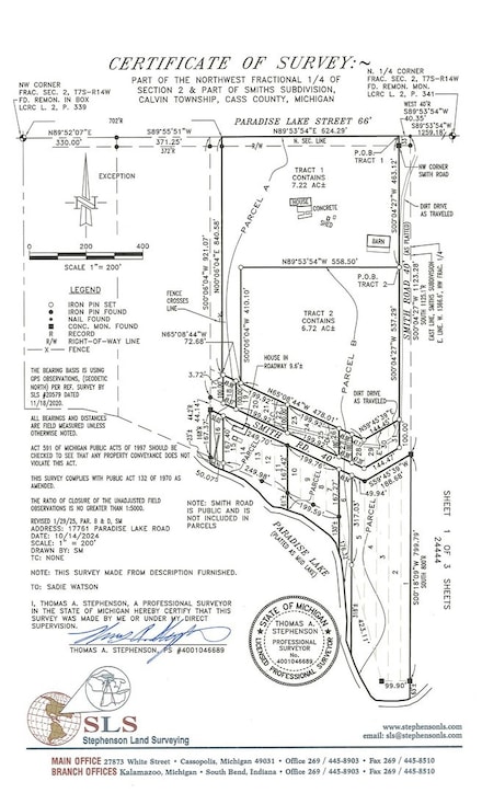 17769 Paradise Lake Rd, Vandalia, MI 49095