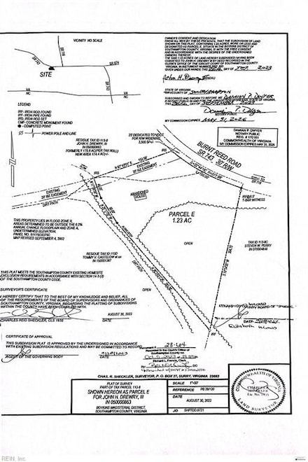 1.23ac Burnt Reed Rd, Boykins, VA 23827