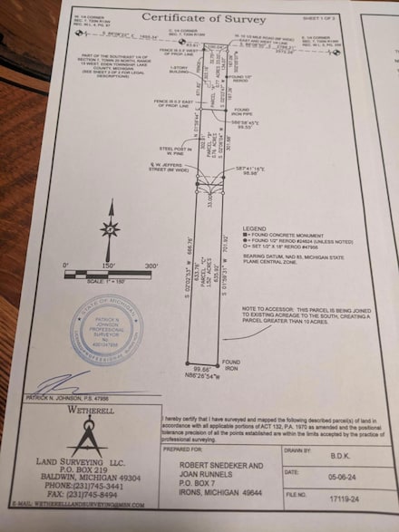 Lot A2 W 10 1 2 Mile Rd, Irons, MI 49644