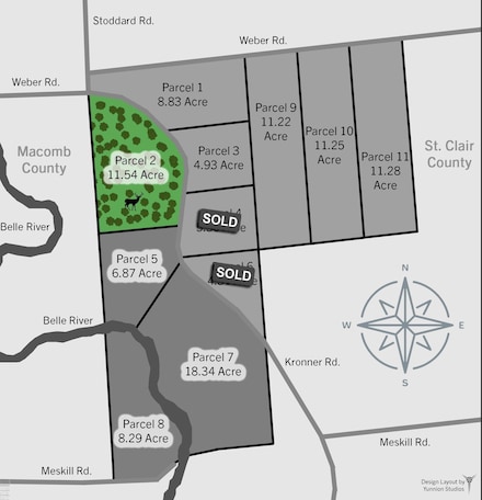 00 Kroner Rd 4001 - 010 Parcel 2 Roads, Columbus, MI 48063