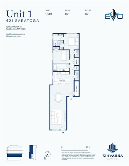 421 Saratoga St Unit 1, Boston, MA 02128