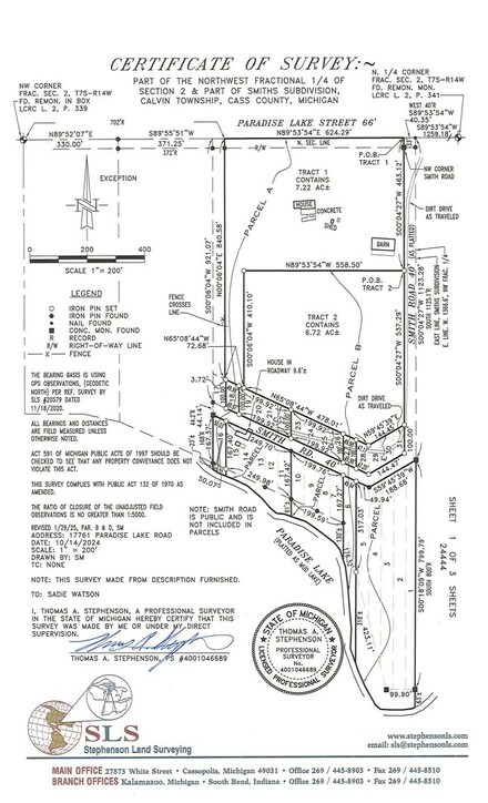 17769 Paradise Lake Rd, Vandalia, MI 49095