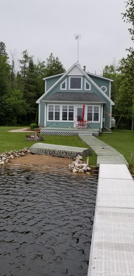 2618 W Brevort Lake Rd, Moran, MI 49760