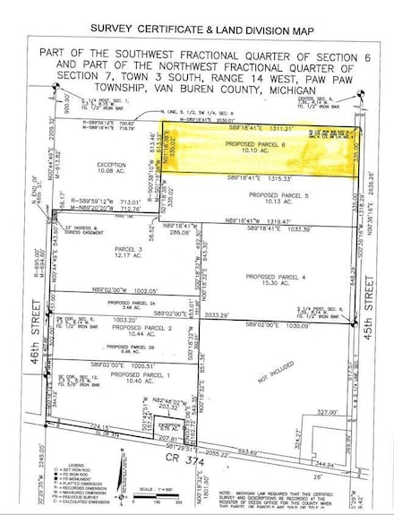 Parcel 6 45th St, Paw Paw Township, MI 49079