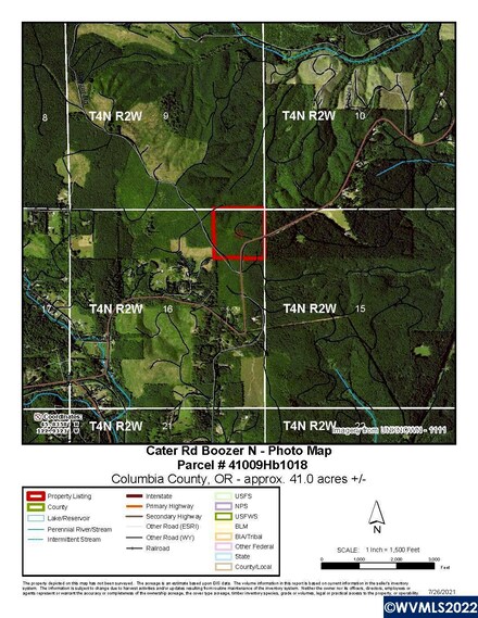 0 Cater (Boozer North) Rd Unit 796325, Scappoose, OR 97056