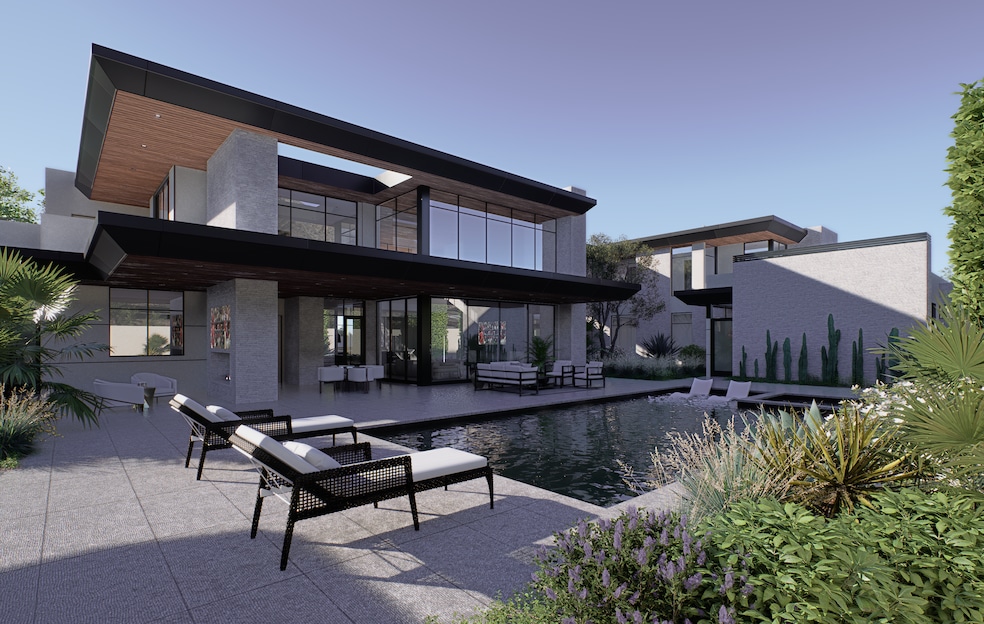 A conceptual rendering of a home in the rising Camelback Palms subdivision in Phoenix's Camelback East neighborhood. (Proof Publicity). 