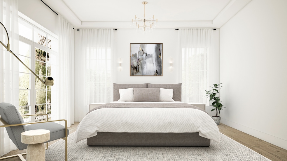 A bedroom that was virtually staged for an online listing. (Virtualstaging.com)