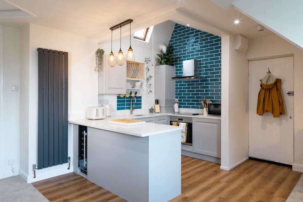 When staging your home, remove family pictures, clear the countertops and deodorize. (Getty Images)