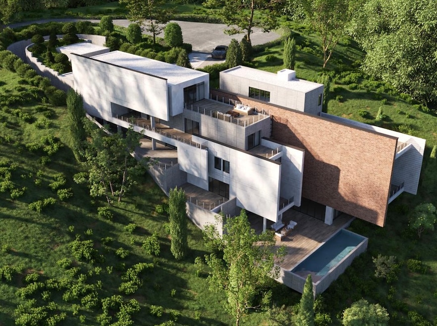 A rendering of the planned 28,000-square-foot house overlooking the Potomac River. (DesignStudio4)