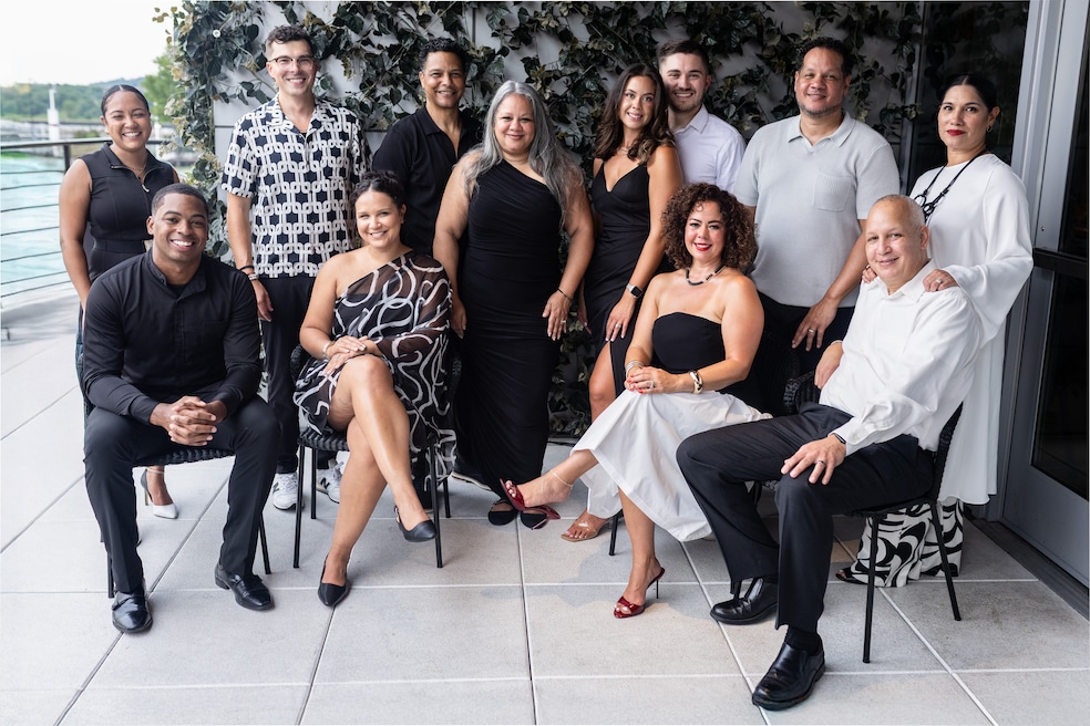 Landmark Group's leadership, including founder Bernadette Cole, at center, liked Real's revenue-sharing model for agents. (Bernadette Cole)