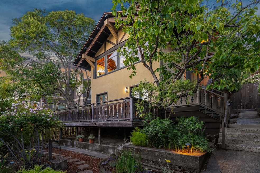 The residence in Berkeley Hills, California, was constructed in 1908. (Open Homes Photography)
