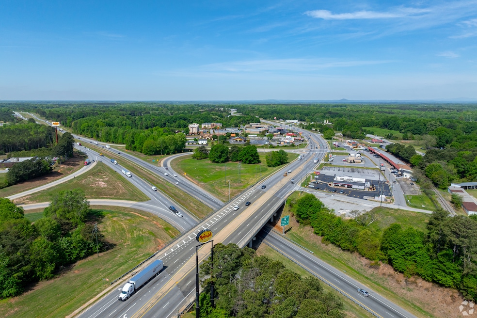 Toccoa, Georgia, above, is about 90 miles northeast of Atlanta near the South Carolina border. (Greg Riegler/CoStar)