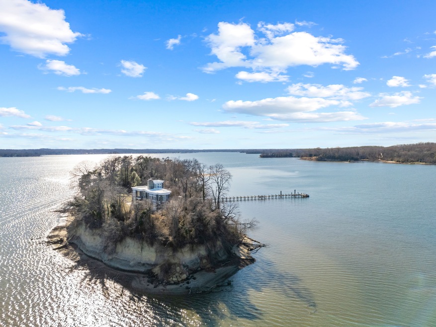 Dobbins Island is about three-quarters of a mile offshore in the Magothy River, near the Chesapeake Bay. (Brad Kappel Team and Hometrack Real Estate Marketing)