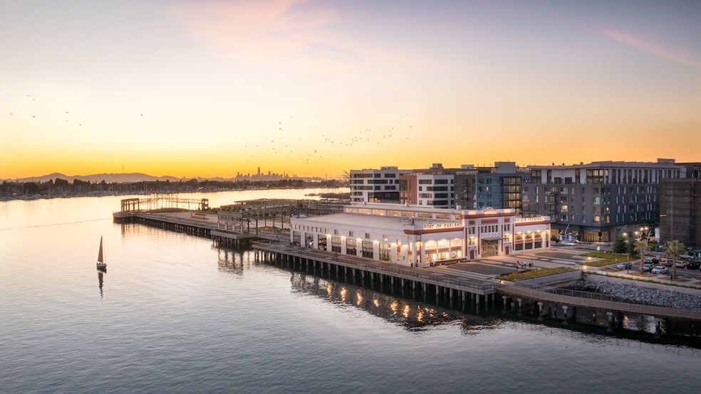 The Caspian is part of the sweeping Brooklyn Basin development, a $2 billion transformation of 65 acres on Oakland’s old industrial waterfront into a mixed-use neighborhood. (Caspian at Brooklyn Basin) 