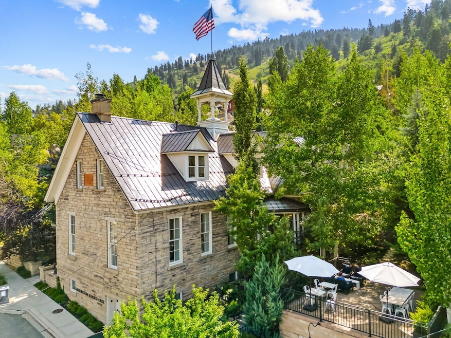Park City, Utah's first school, now operating as a boutique hotel, is on the market for $25 million. (Gretchen Hudgens)