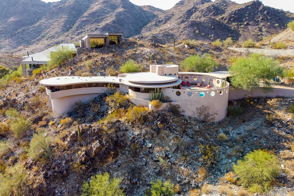 Frank Lloyd Wright's final home design was constructed in 1967. (Casey Pickard) 