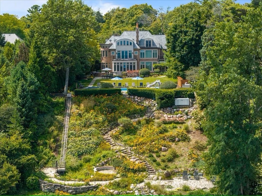 The 15,784-square-foot home in Winnetka, Illinois, includes plenty of space to raise a family. (@properties Christie’s International Real Estate)