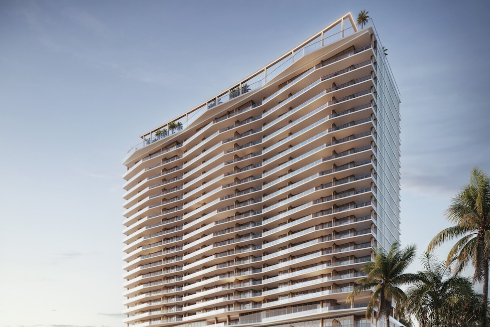 This is a rendering of The Berkeley Palm Beach, due to open in 2028. (Gladstone)