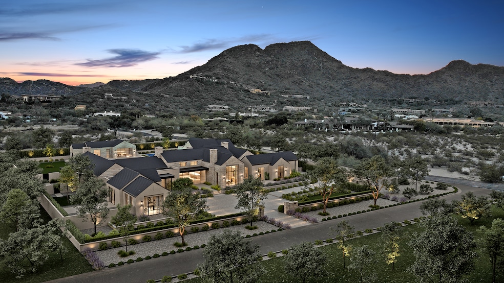The 12-home Silver Sky development in Paradise Valley is over 50% sold. Pictured is a conceptual rendering for Nova, a six-bedroom, 10-bath spec home that spans nearly 12,000 square feet. (Silver Sky Development)