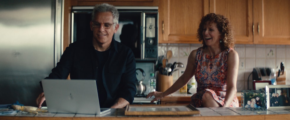 Ben Stiller and sister Amy Stiller return to their parents' apartment on Manhattan's Upper West Side in the documentary "Stiller & Meara: Nothing Is Lost." (Courtesy of Apple)
