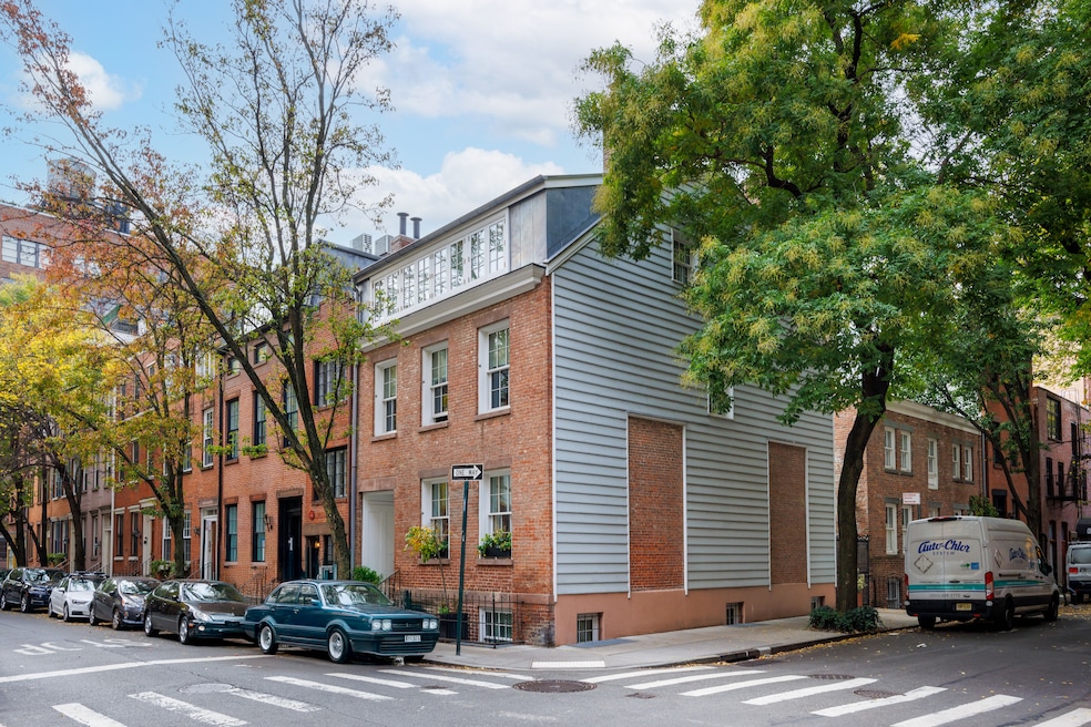 The historic house at 77 Bedford St. in New York’s West Village is for sale at $12 million. (Brown Harris Stevens)