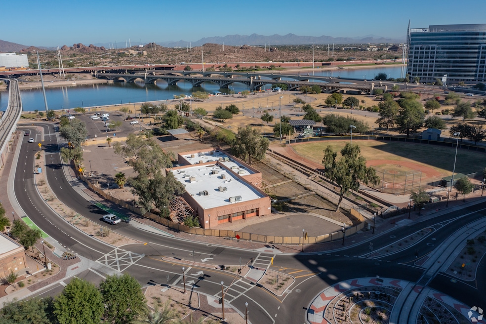 This 1.8-acre site at 250 W. Rio Salado Parkway was once conceptualized to be Tempe, Arizona's next Class A office tower. Developer Hines is pivoting to build a 16-story condominium tower. (CoStar)