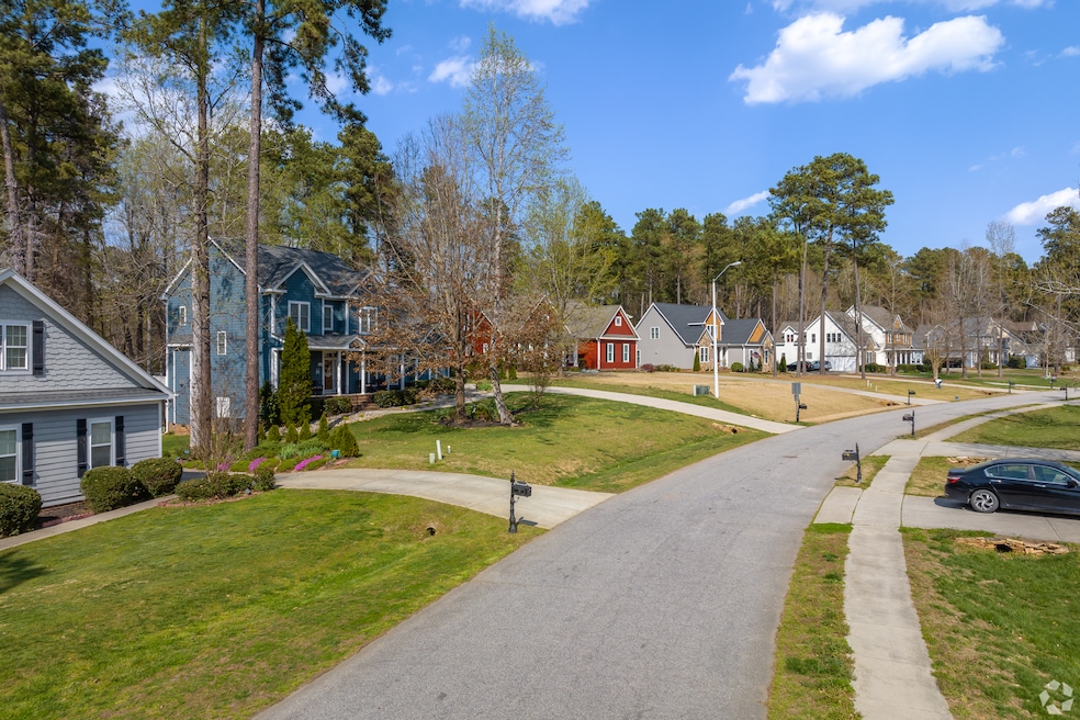 New traditional-style houses in Youngsville, a rapidly growing suburb on Raleigh's northern outskirts. (Bob Fortner/CoStar)